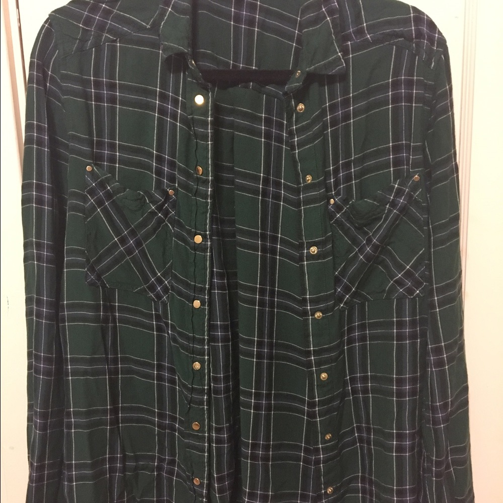 River island plaid shirt